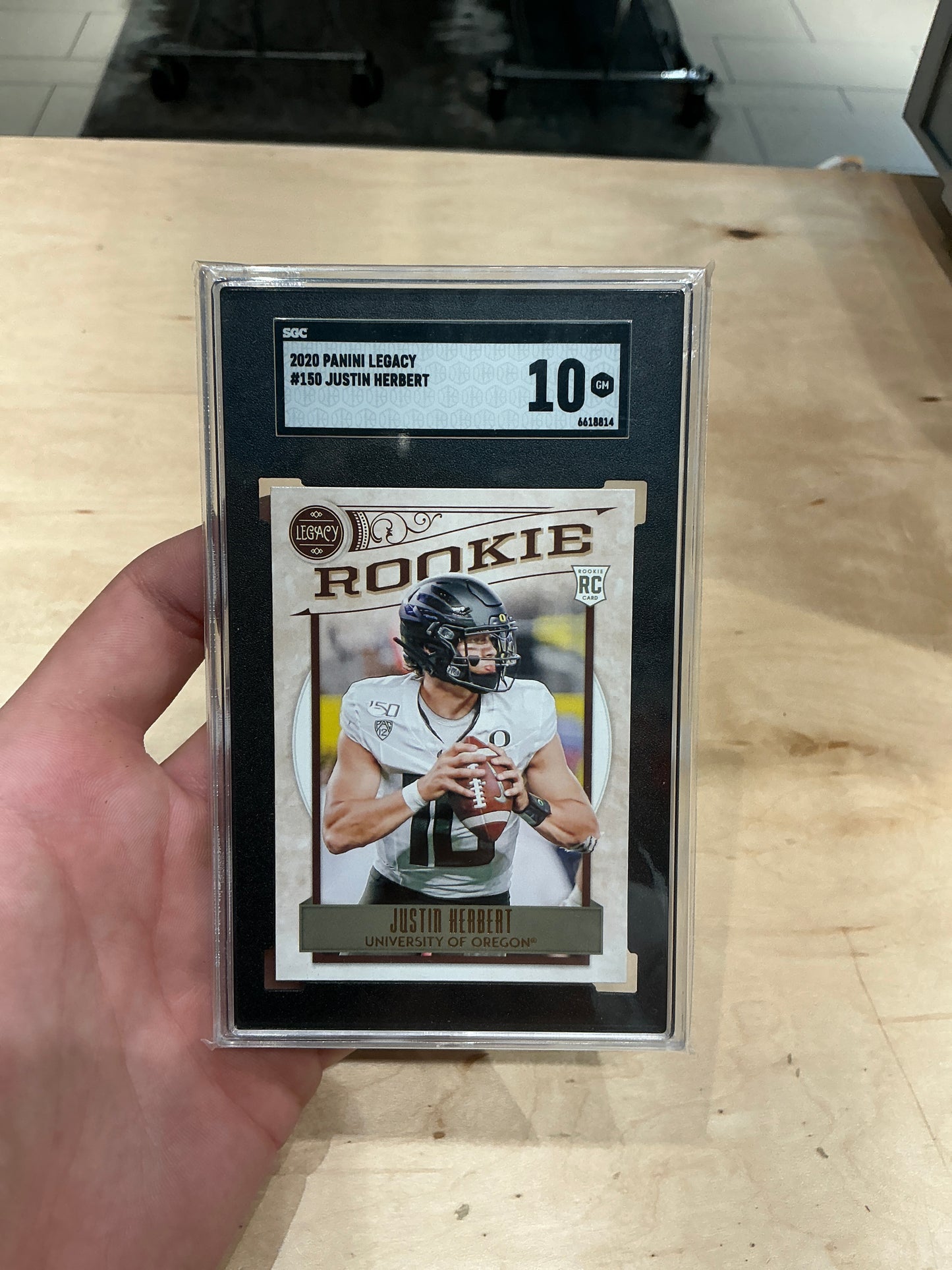 Justin Herbert Rookie SGC 10