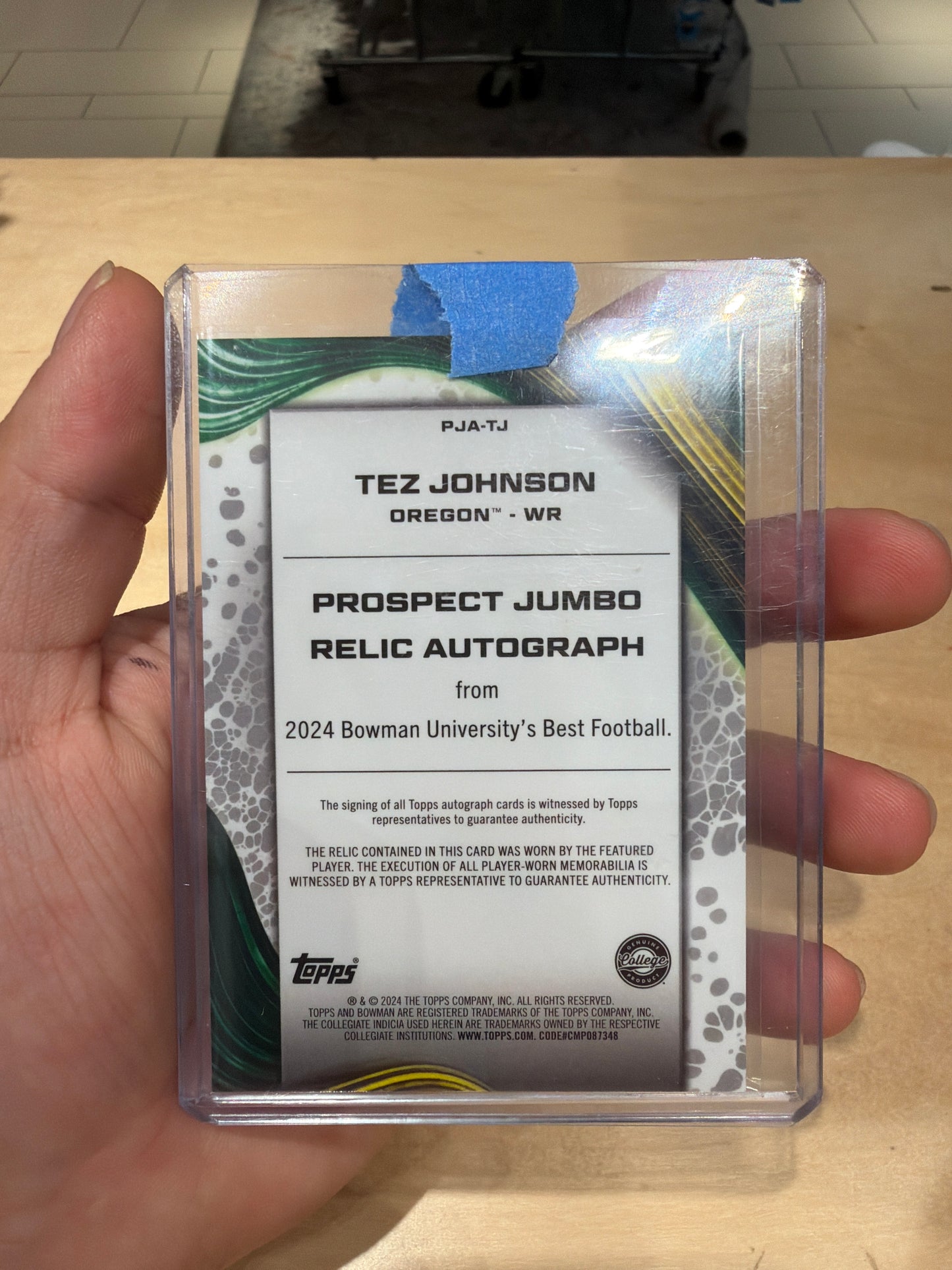 Tez Johnson Oregon Patch Auto
