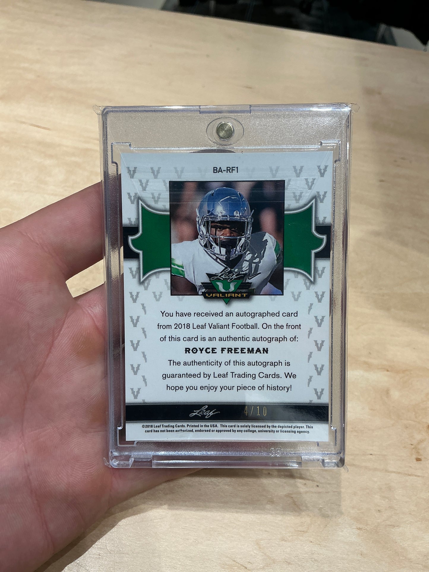 Royce Freeman Auto 4/10