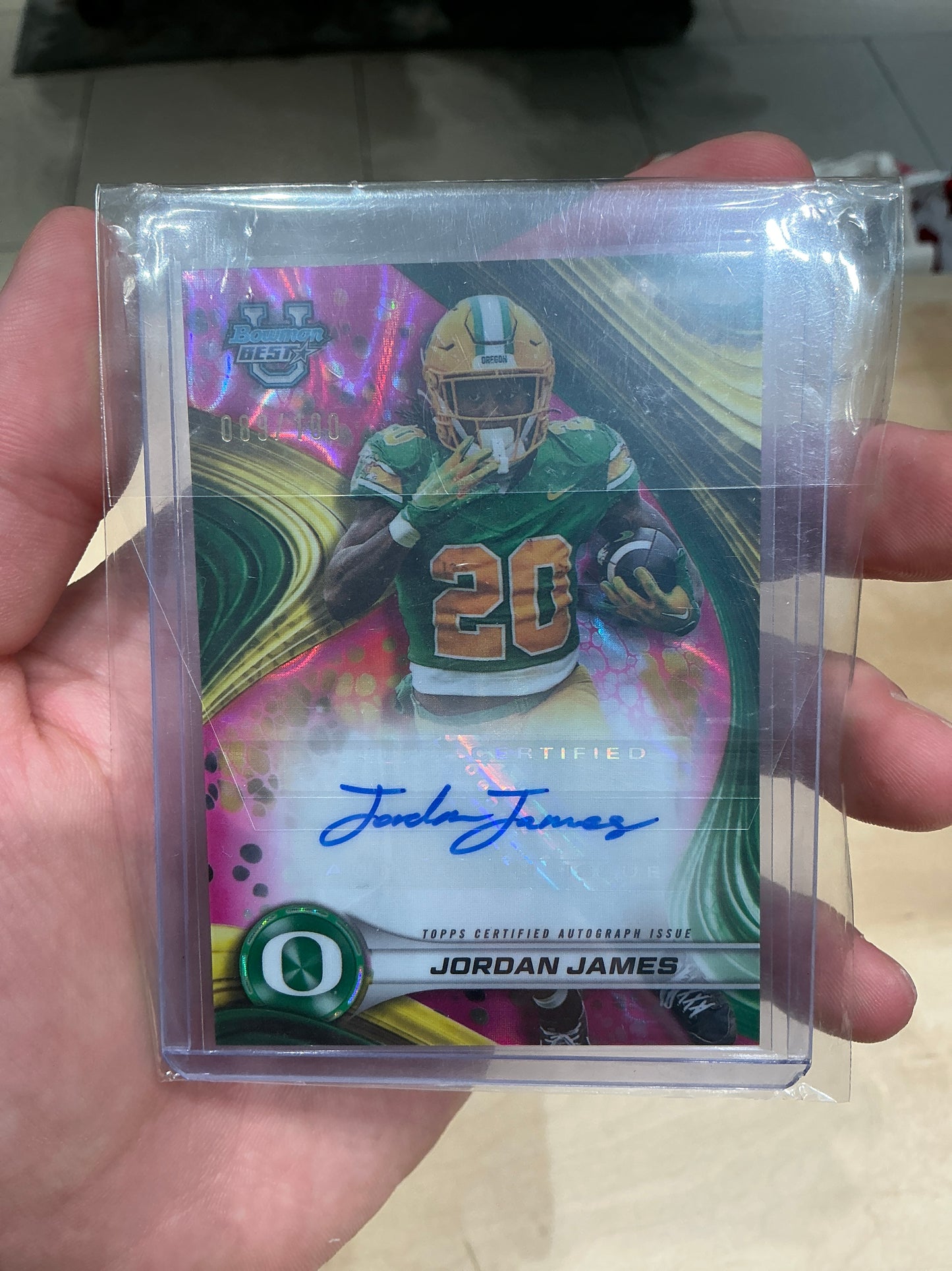 Jordan James Auto 89/100