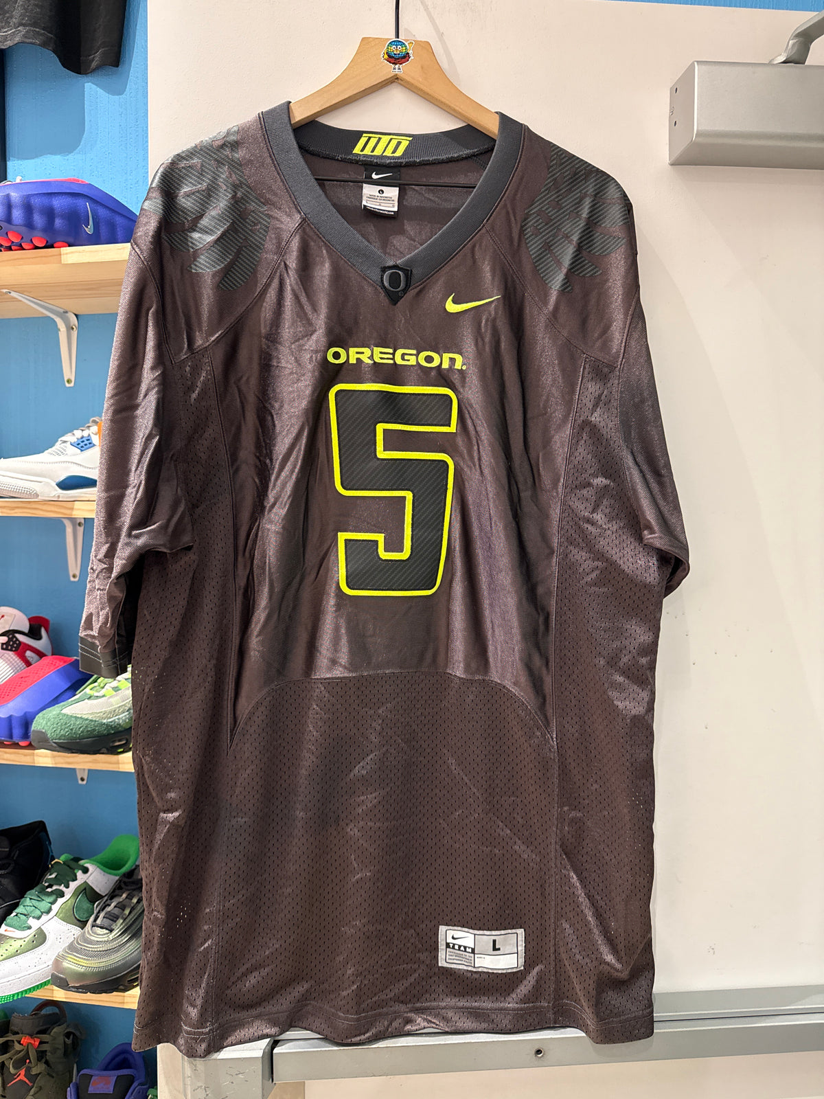 Nike Oregon Ducks Jersey #5 (L)