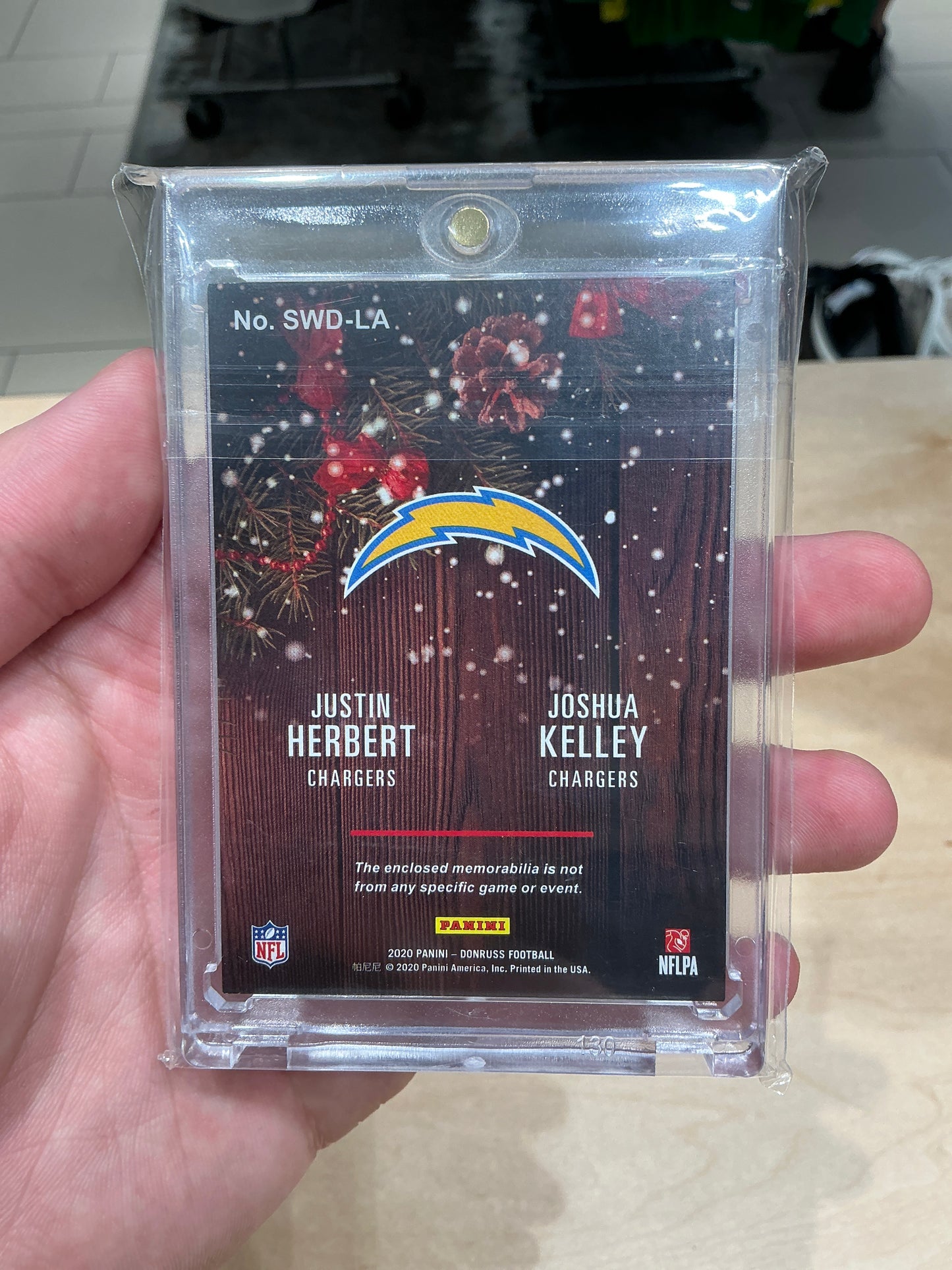 Justin Herbert & Joshua Kelly Sweaters Card