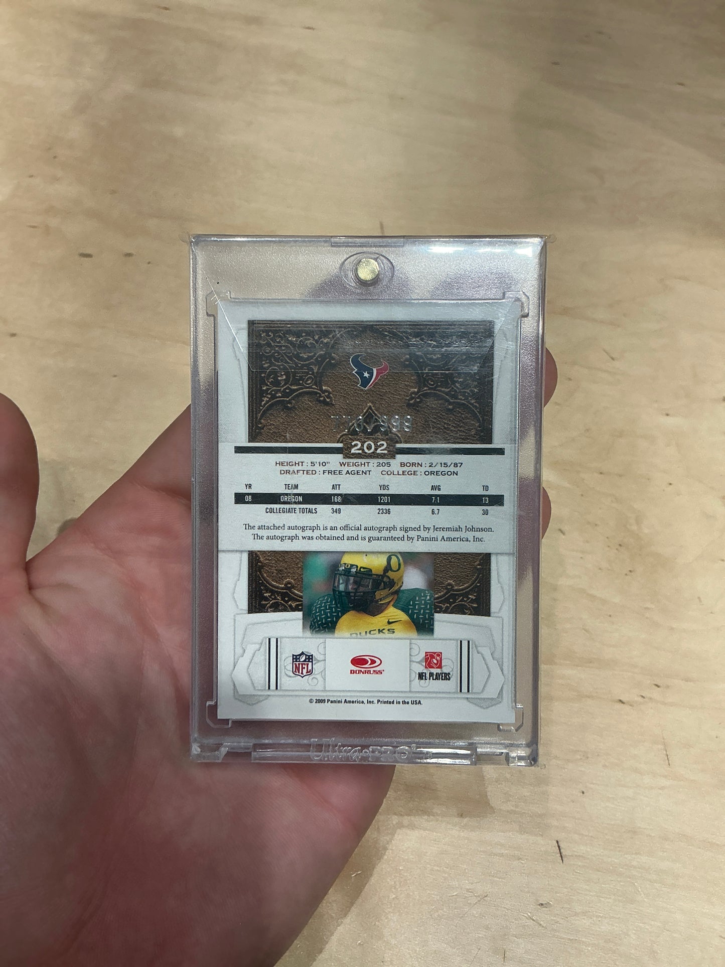 Jeremiah Johnson Auto 770/999