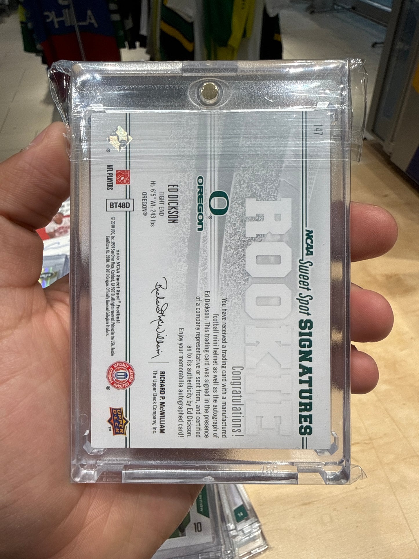 Ed Dickson Auto 256/350