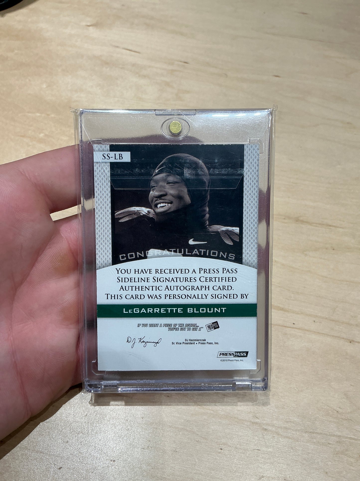 LeGarrette Blount Auto 11/150