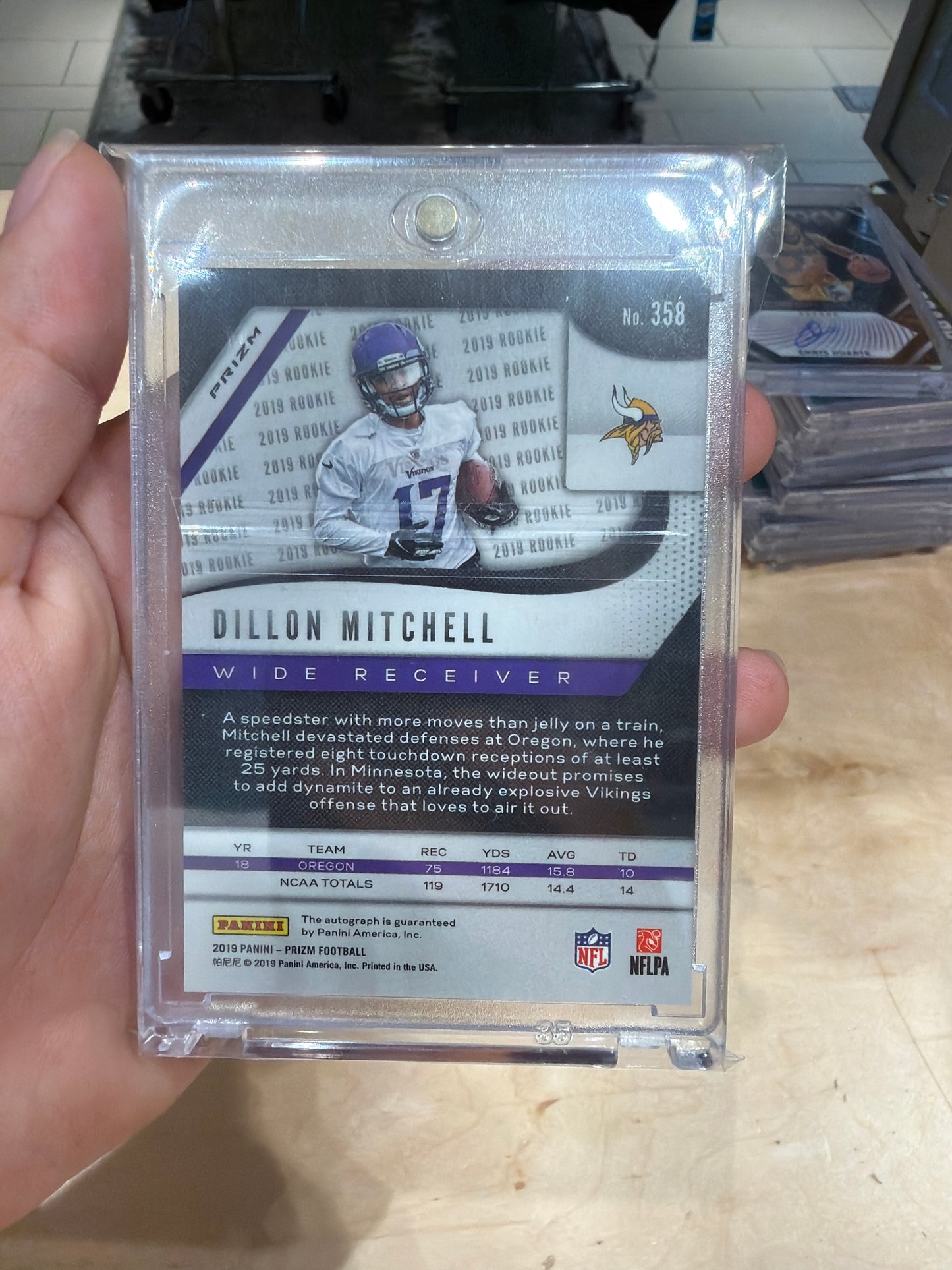 Dillon Mitchell Rookie Auto