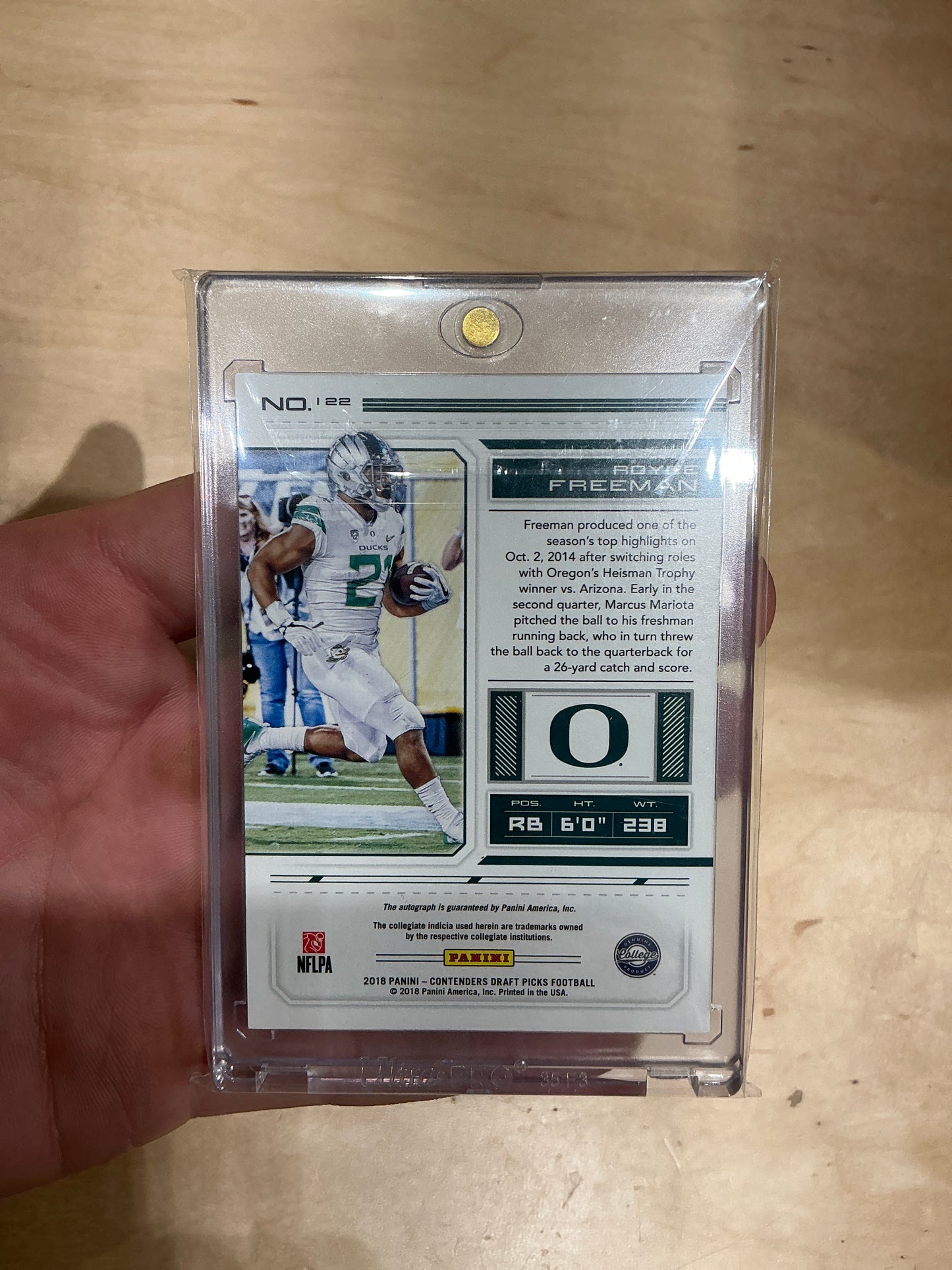 Royce Freeman Auto 9/25