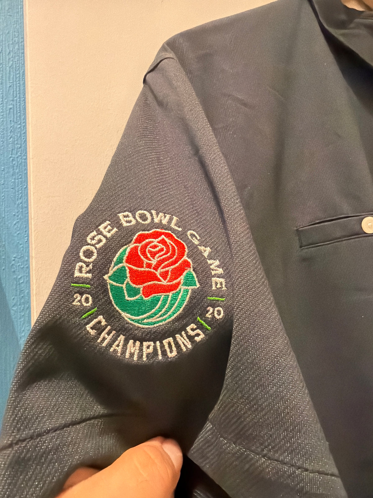 Rare Oregon Team Issued 2020 Rosebowl Champs Polo (XL) Like New