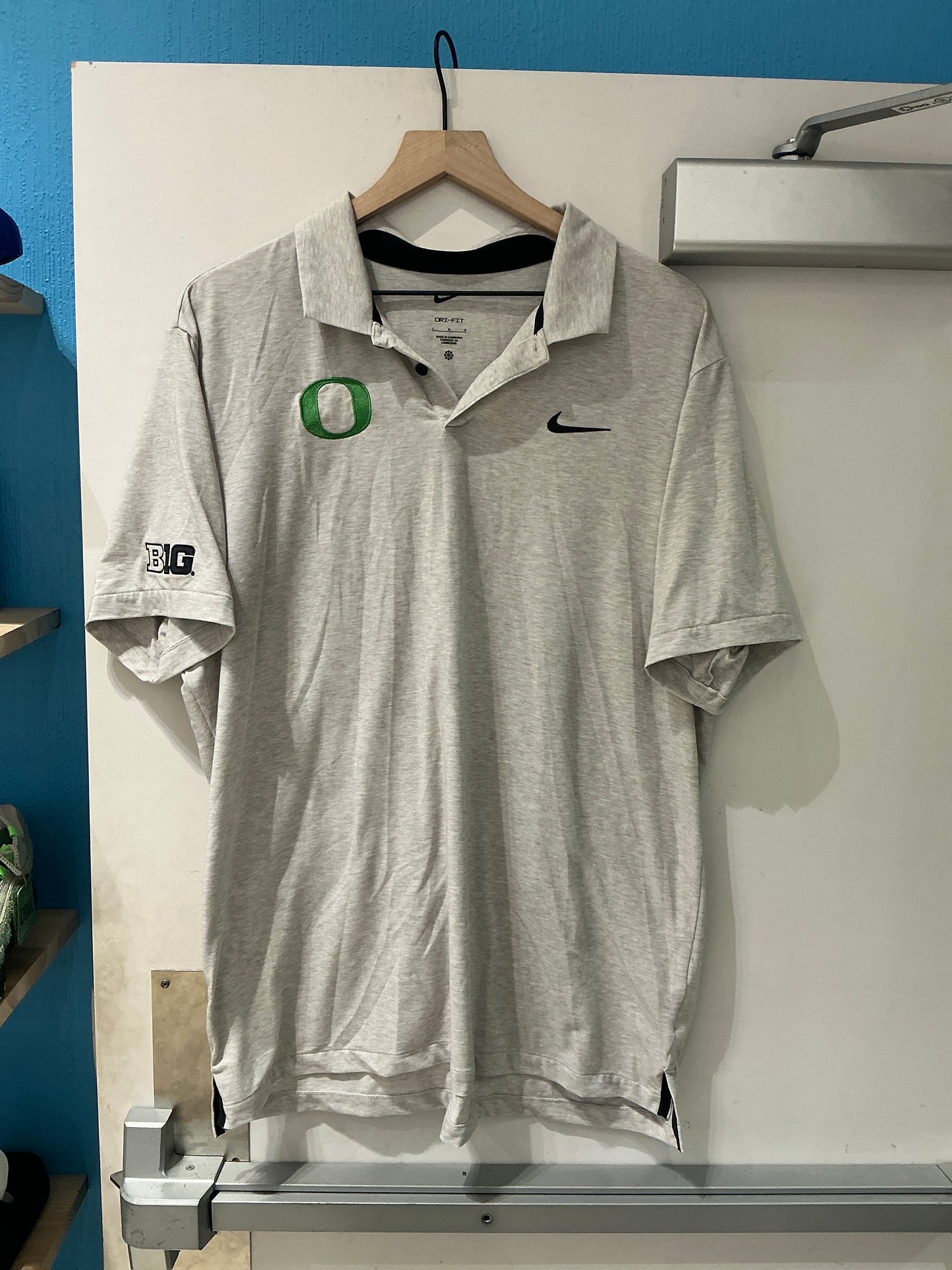 Oregon Golf Team Issued Polo BIG10 (Large)