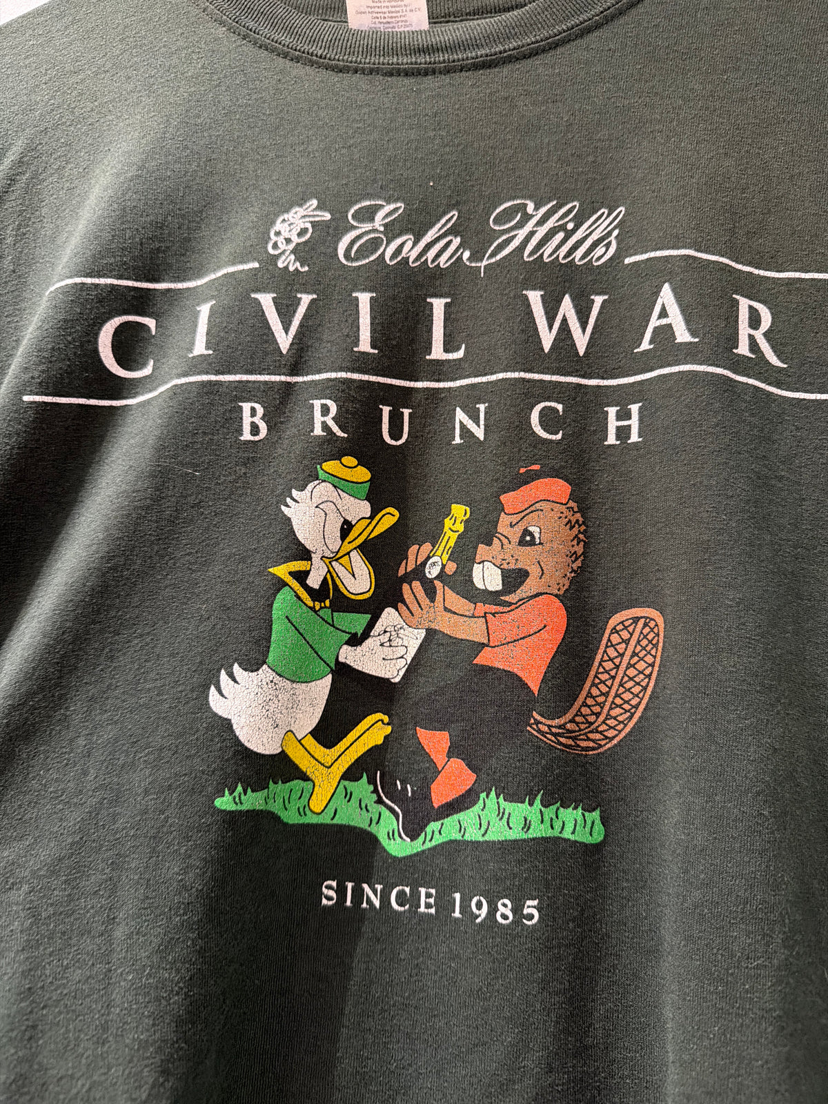 Oregon Civil War Brunch LS Tee (Large)
