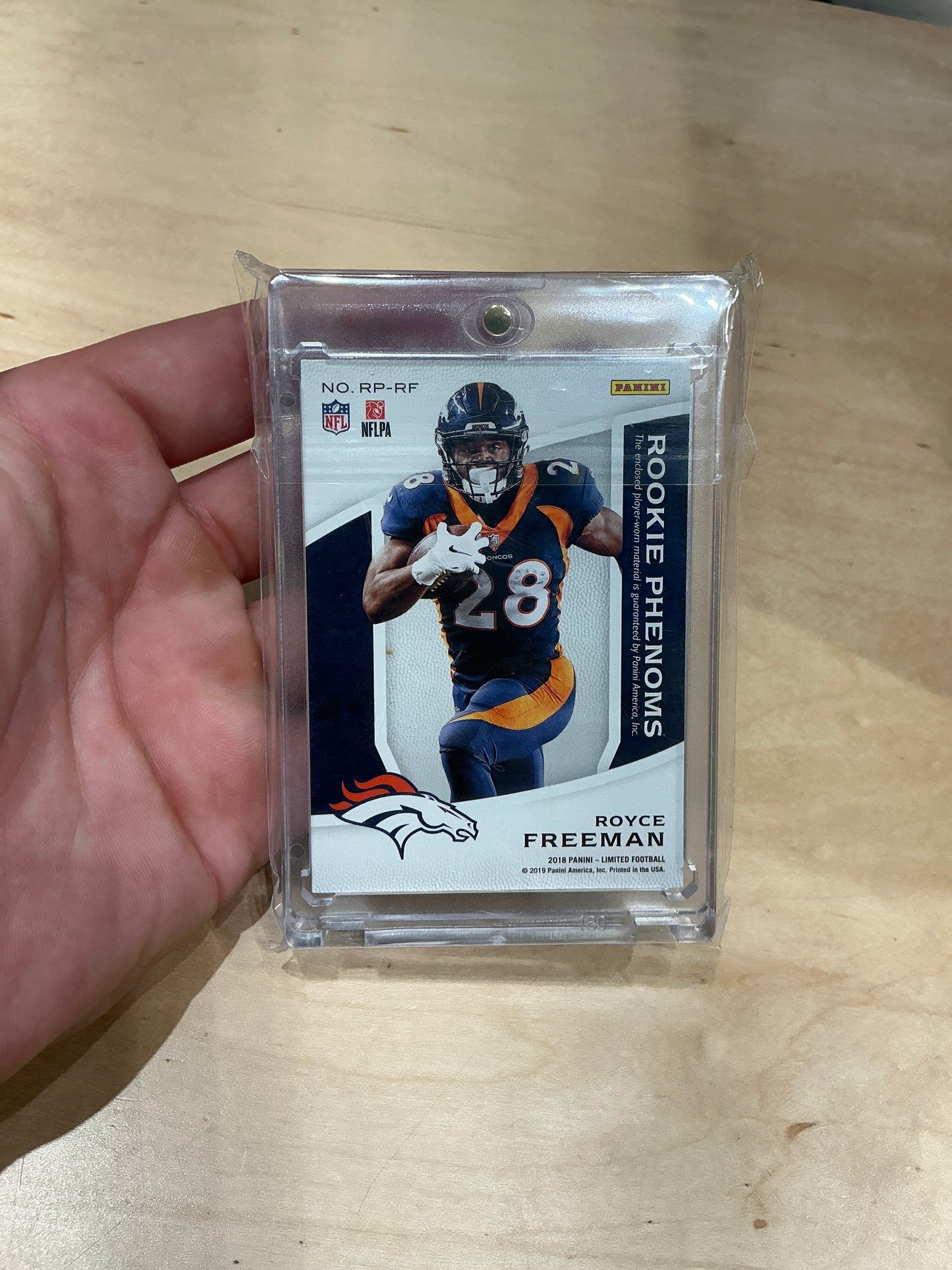 Royce Freeman Rookie Patch