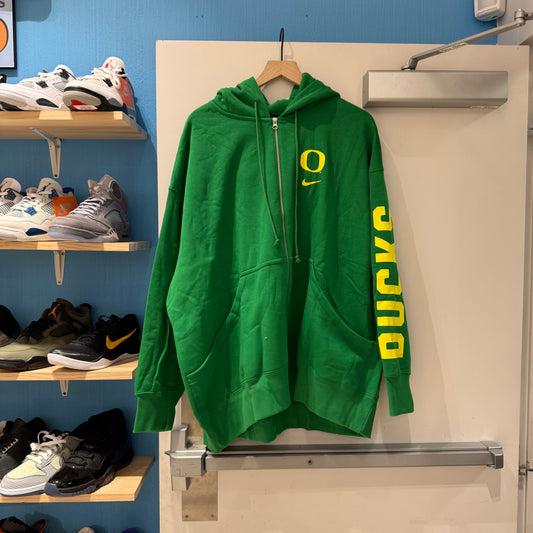 Oregon Green Zip-Up Hoodie (2XL)
