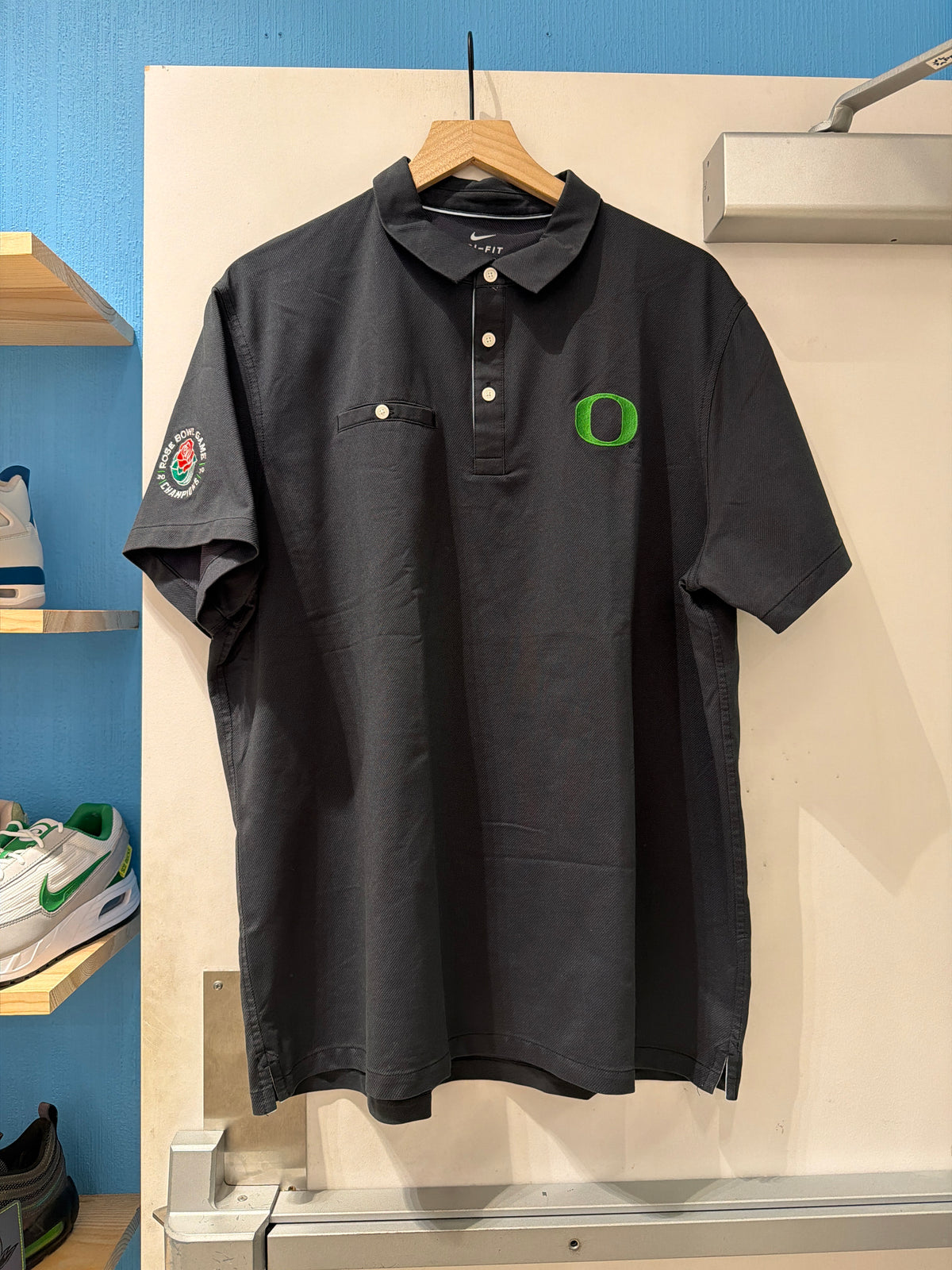 Rare Oregon Team Issued 2020 Rosebowl Champs Polo (XL) Like New