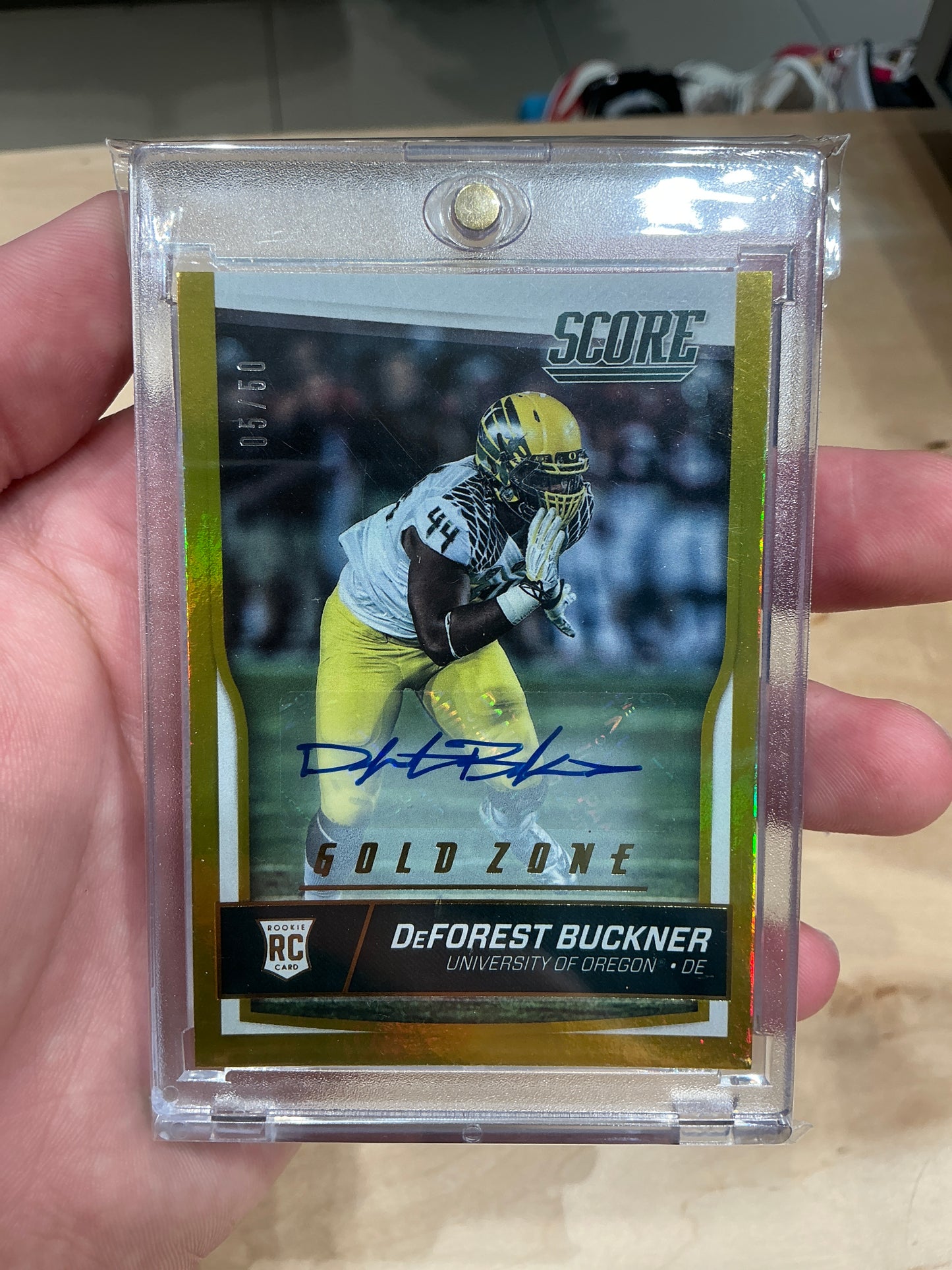 DeForest Buckner Auto 5/50