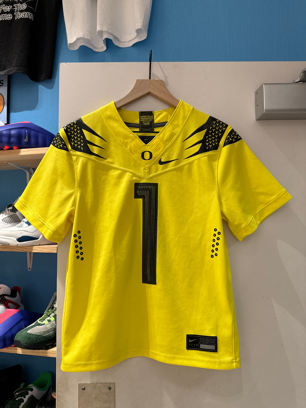 Nike Oregon Ducks Jersey #1 (Youth M)