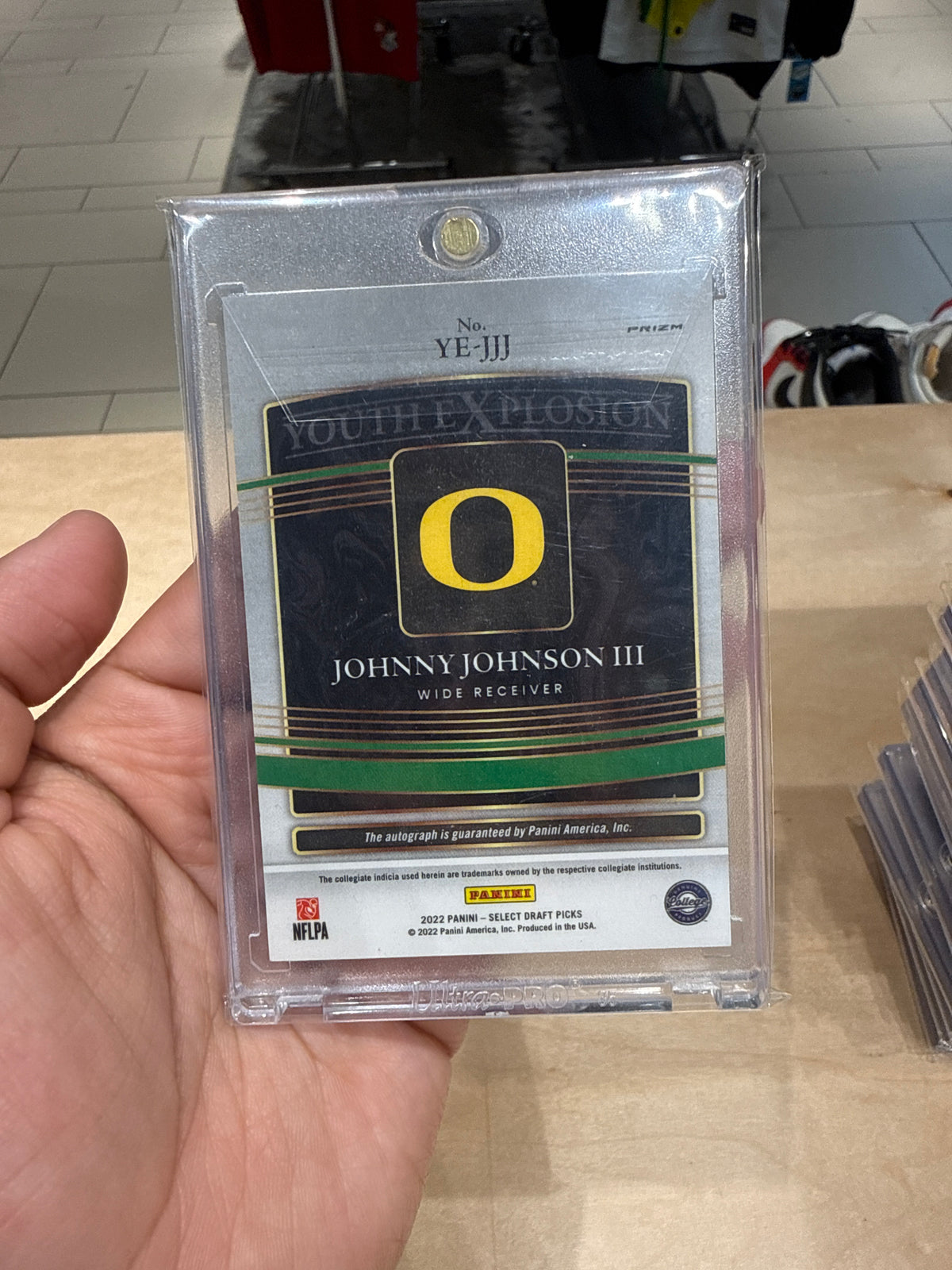 Johnny Johnson lll Auto