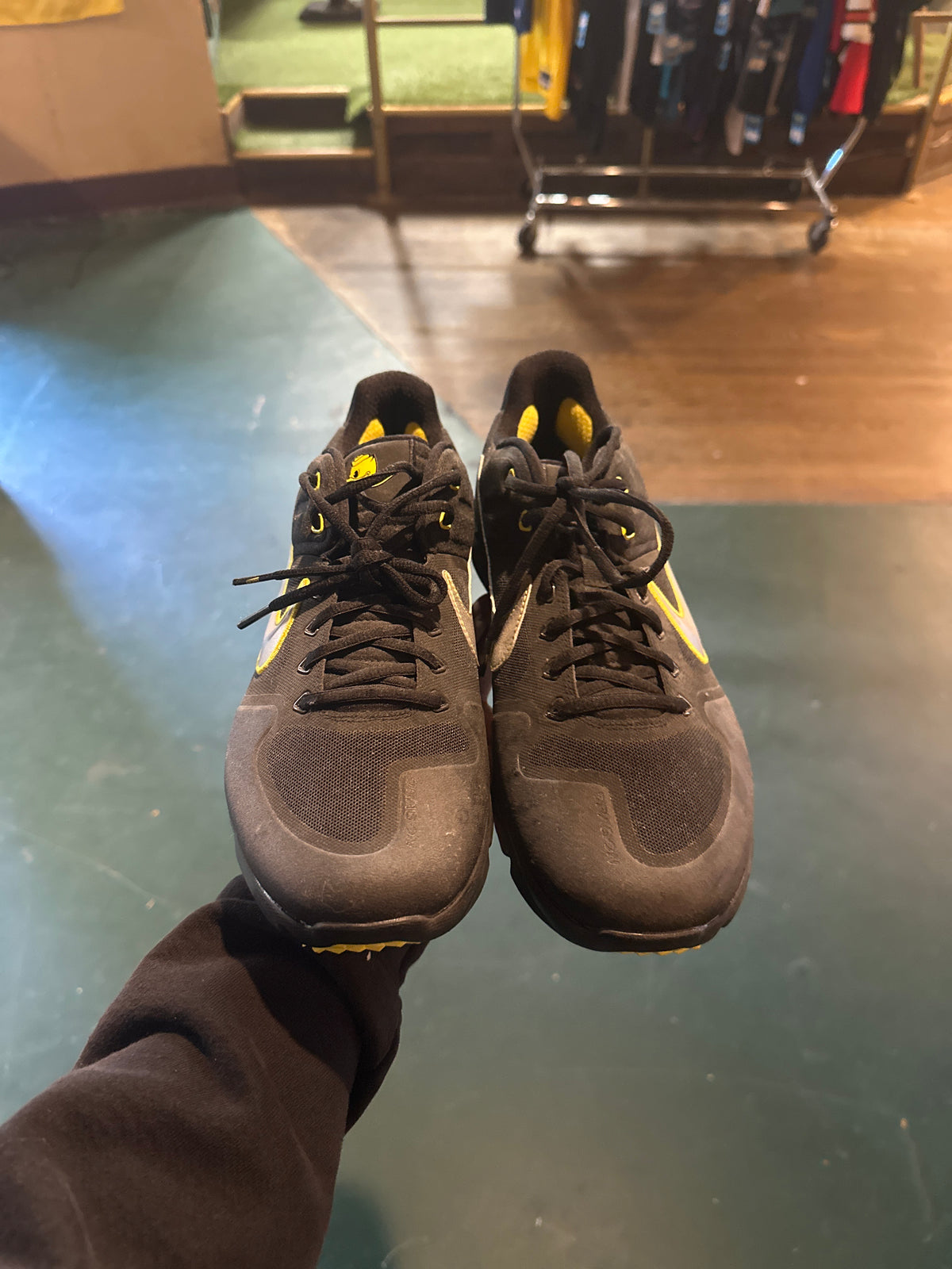 Nike Alpha Huarache Elite 2 Turf 'Oregon Ducks'(11.5)