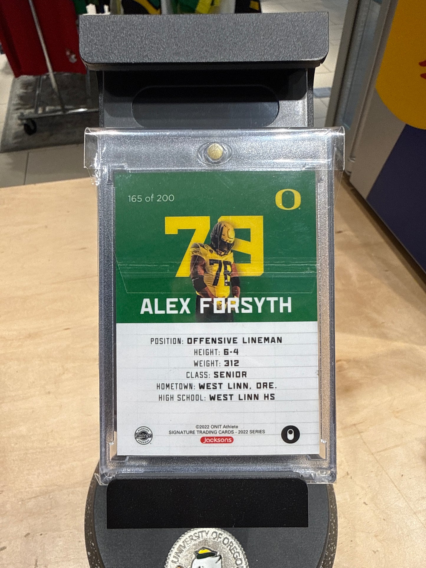 Alex Forsyth Auto 165/200