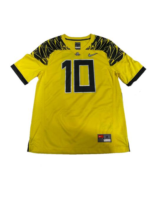 Oregon Ducks Yellow Jersey #10- New with tags
