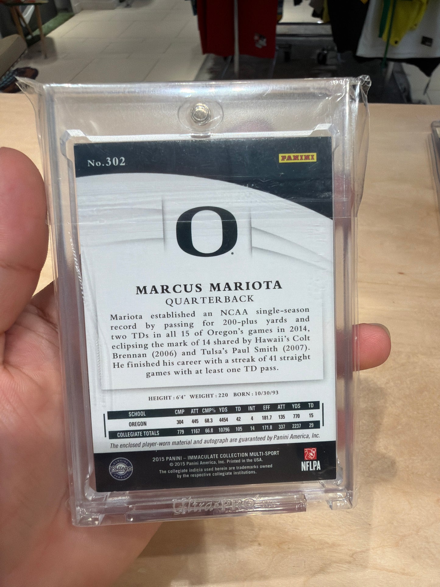 Marcus Mariota Rookie Auto Jersey Patch 96/99