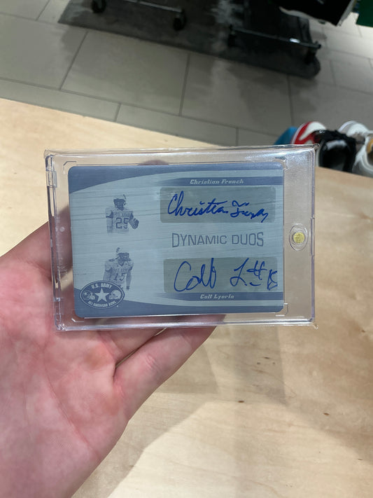 Christian French Colt Lyerla Dual Auto Print-used Plate