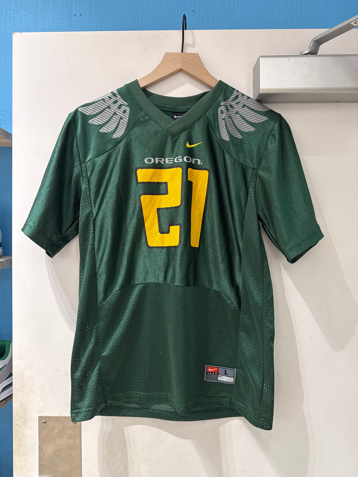 Oregon Jersey #21 (Youth L)