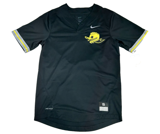 Oregon Ducks Black Baseball Jersey