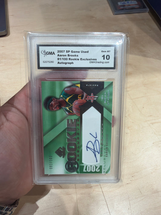 Aaron Brooks Auto GMA 10