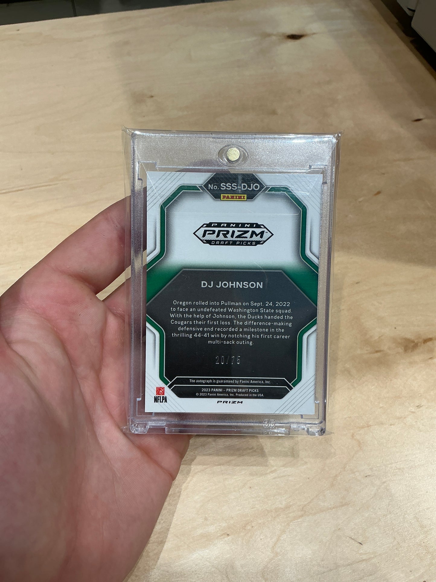 DJ Johnson Auto 20/75