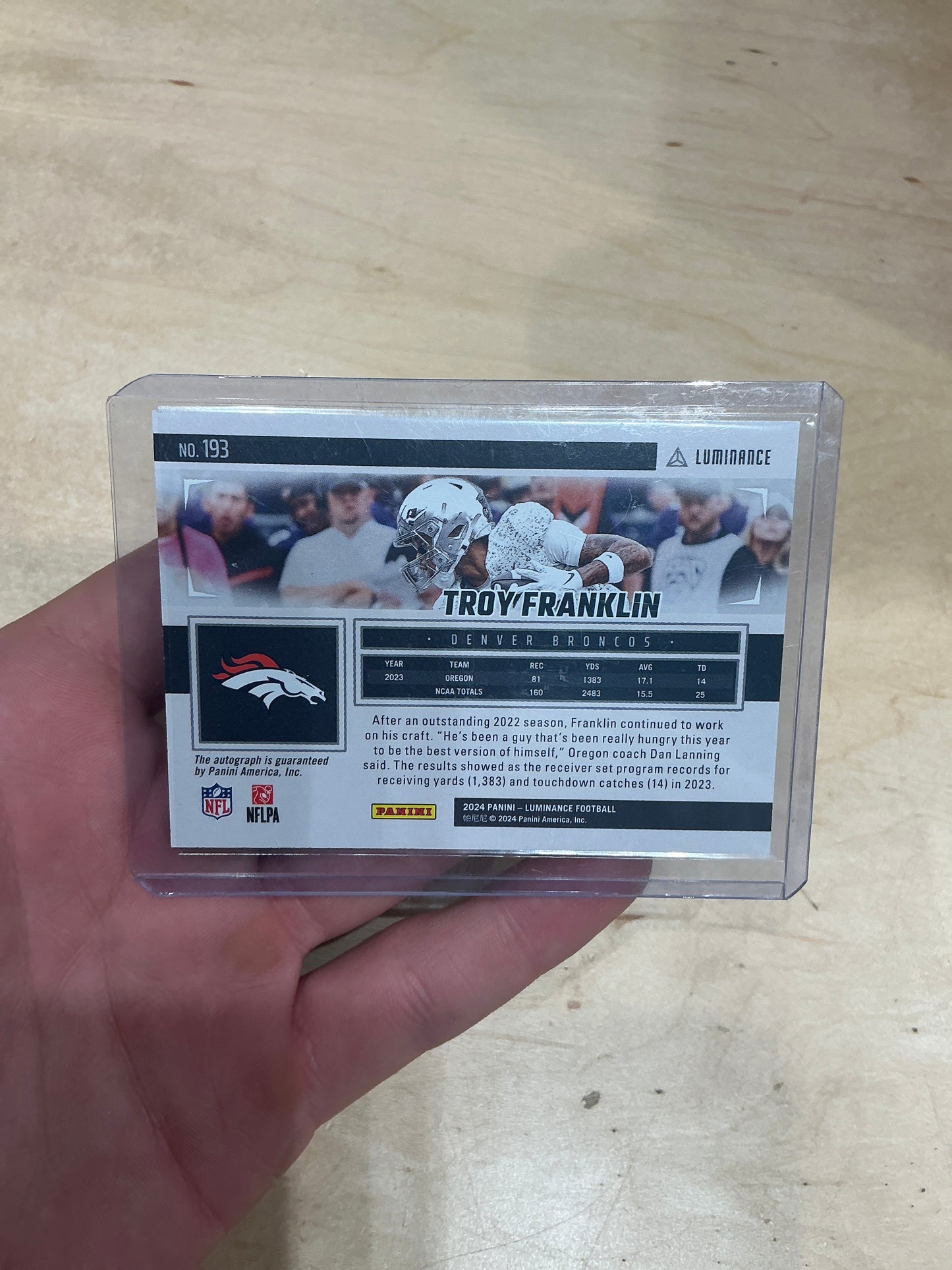 Troy Franklin Auto 112/350