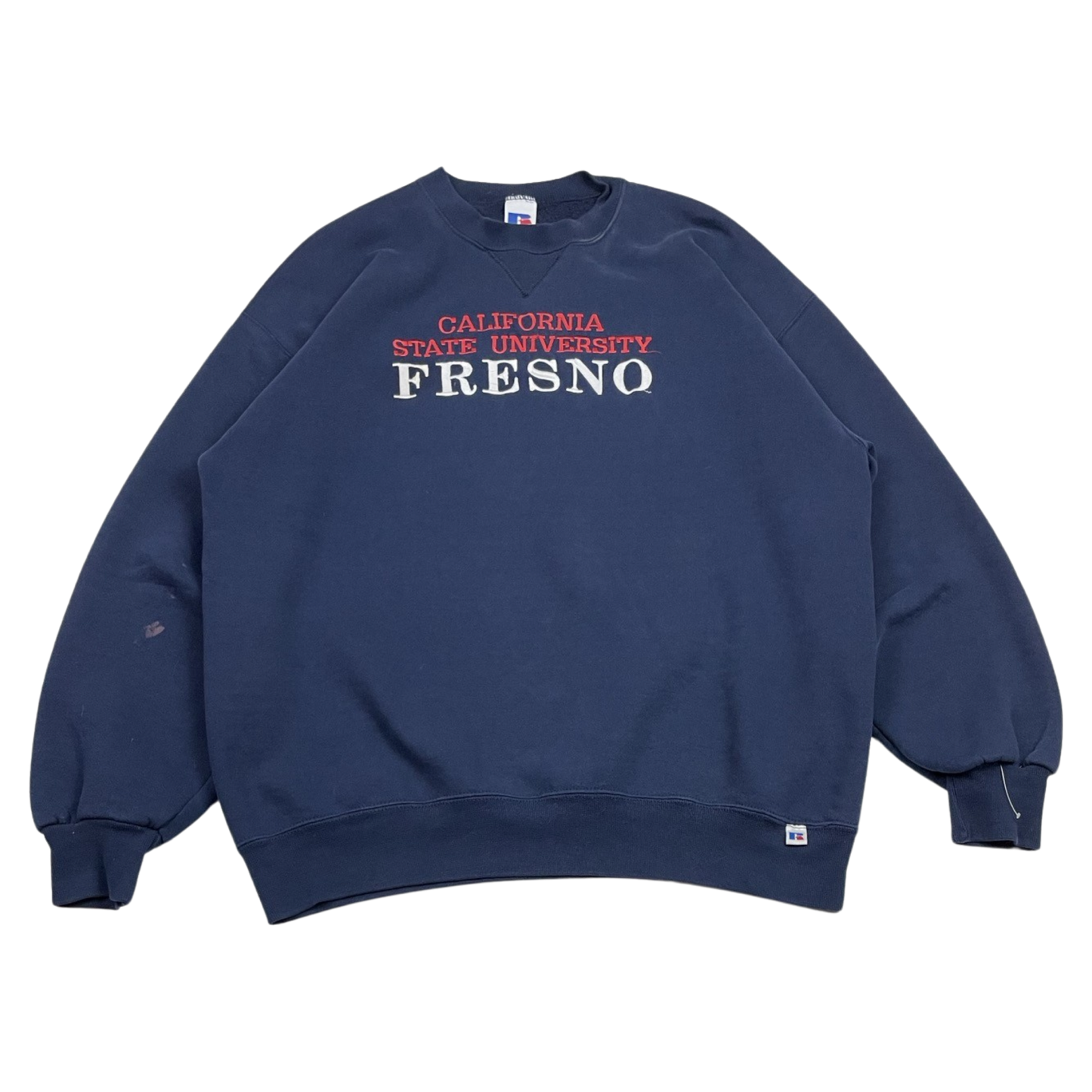 '90s Fresno State Embroidered Crewneck