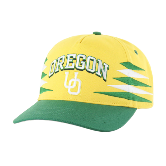 47' Oregon Yellow Diamond Snapback Hat
