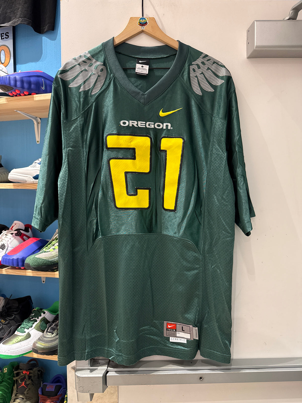 Nike Oregon Ducks Jersey #21 (L)