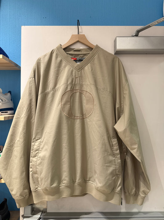 Oregon Nike Tan Windbreaker (XL)