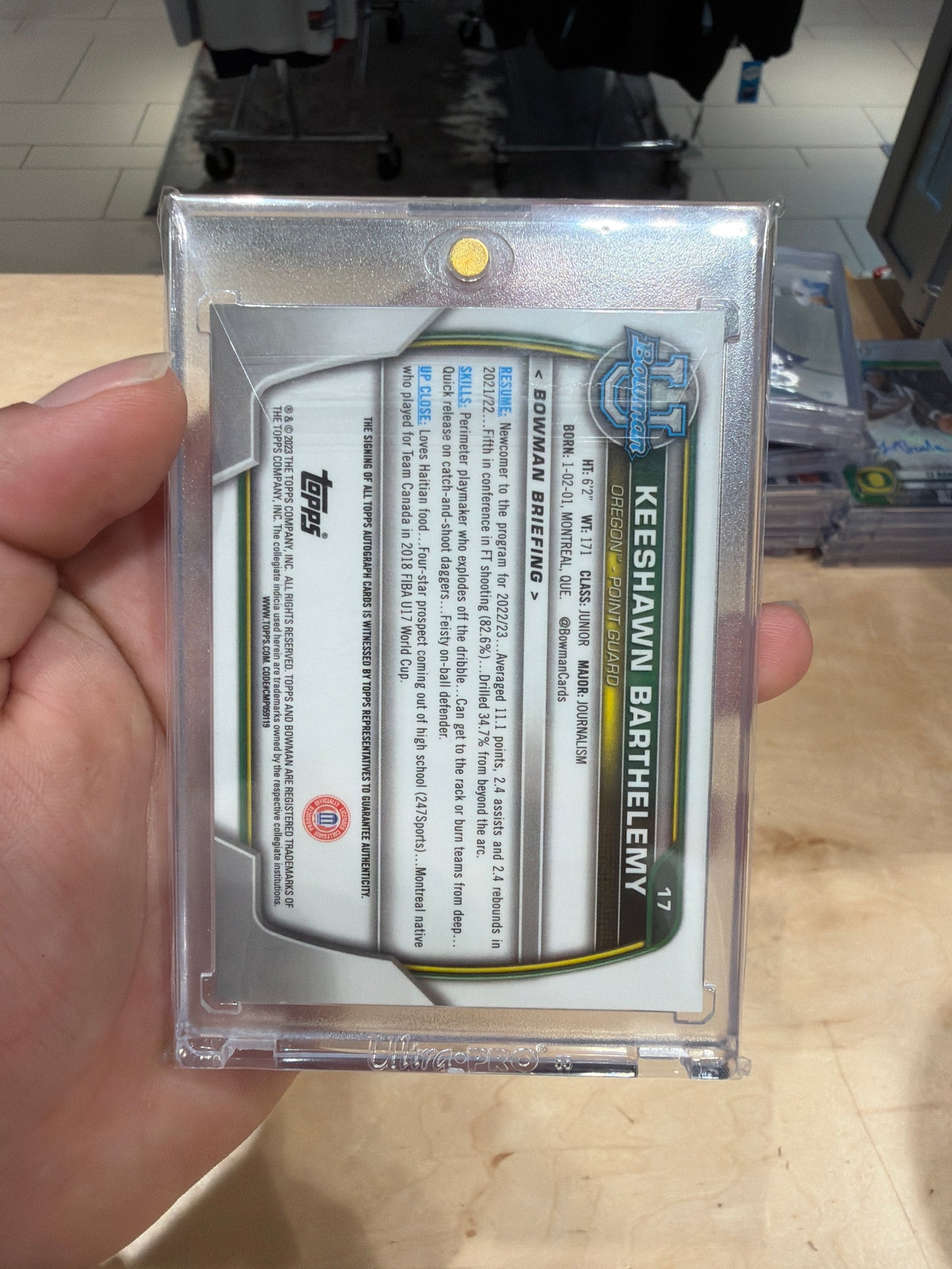 Keeshawn Barthelemy Auto