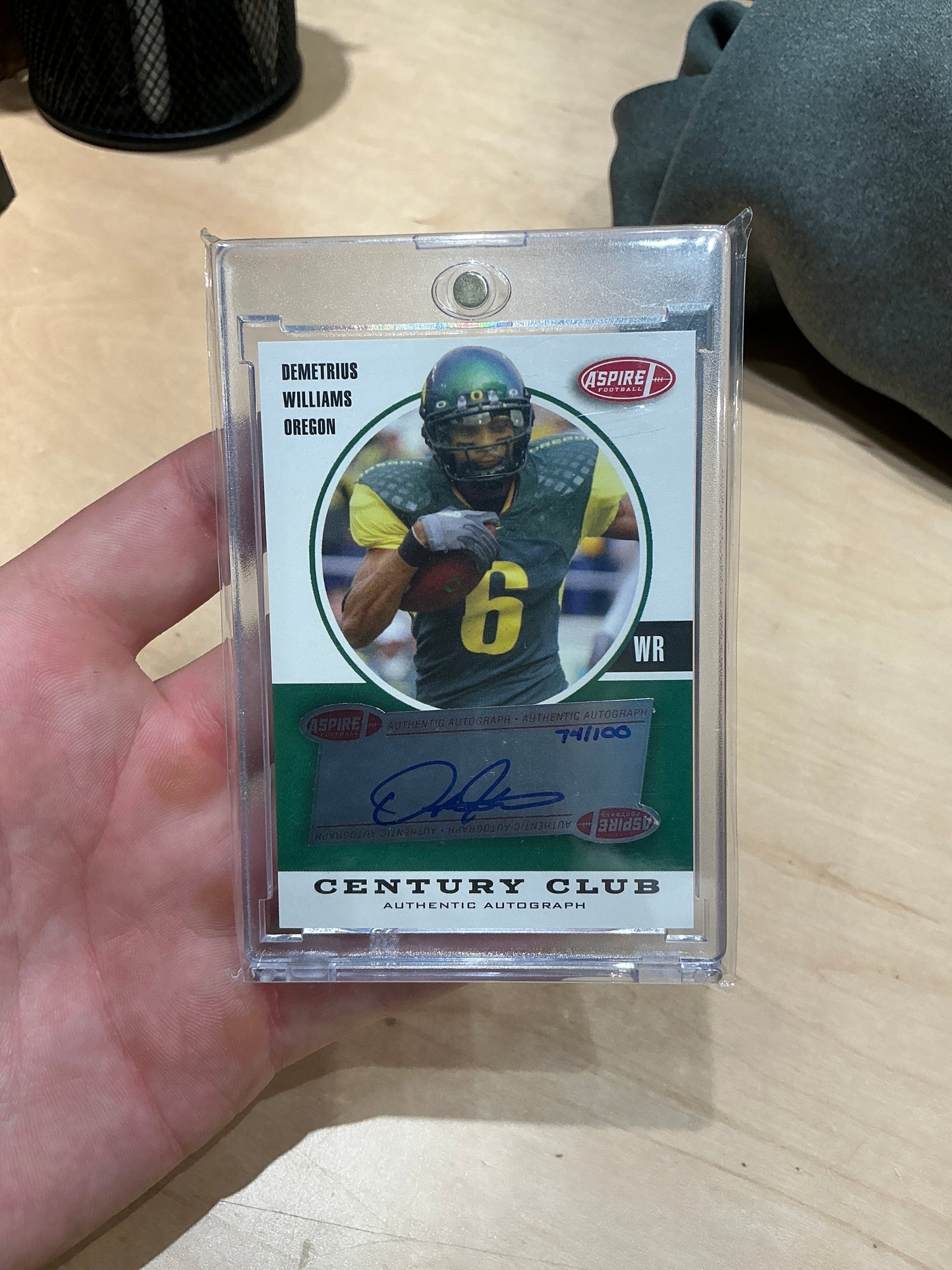 Demetrius Williams Auto 74/100