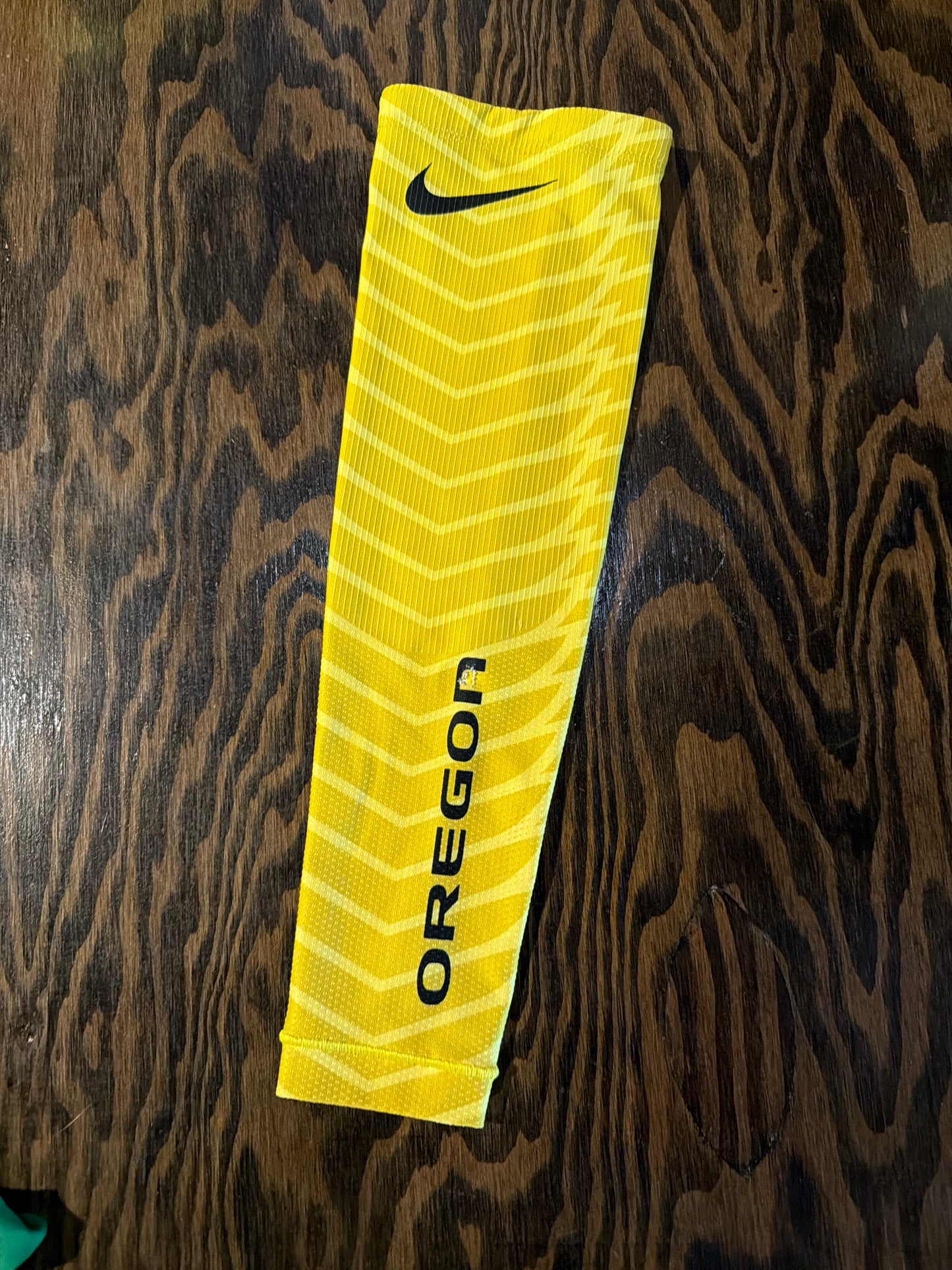 Oregon Team Issued Yellow  Sleeve