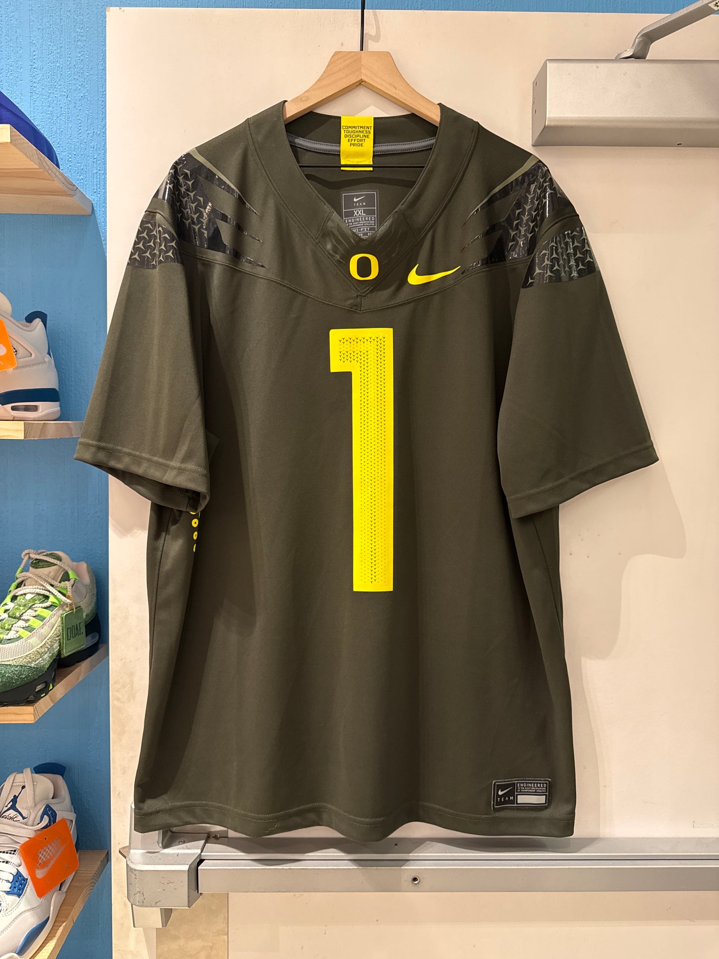 Oregon Ducks #1 Jersey (XXL)