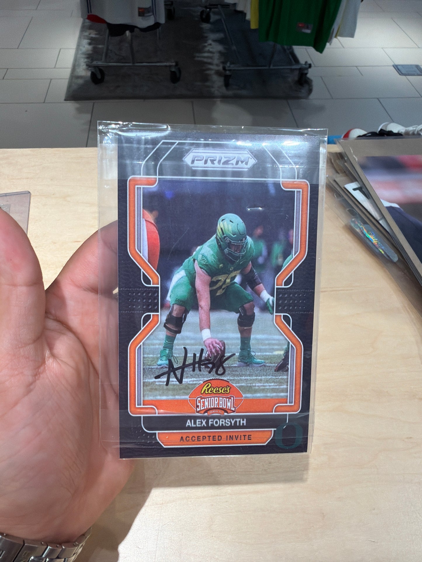 Alex Forsyth Senior Bowl Auto