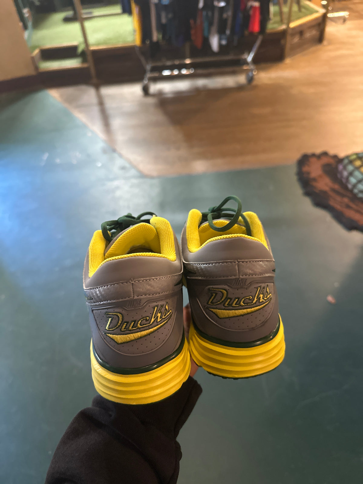 Nike Lunar MVP Pregame "Oregon Ducks" promo(10.5)