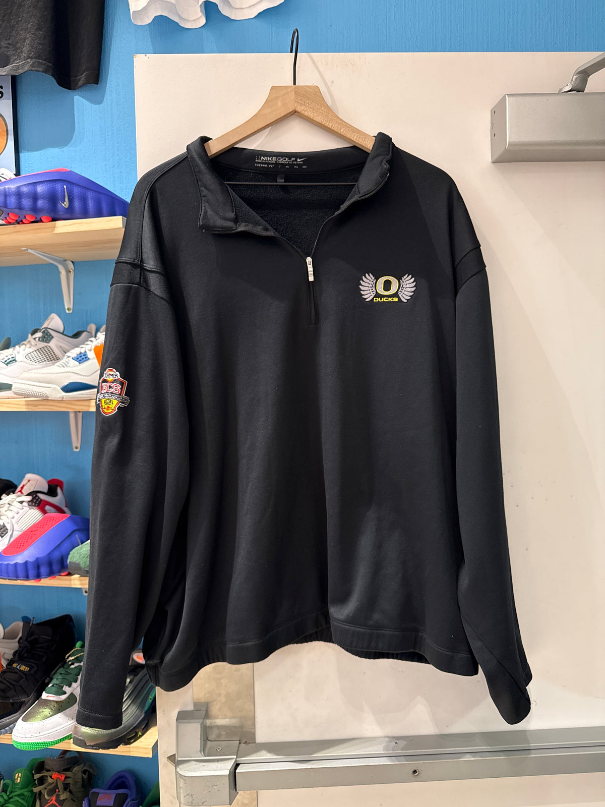 Nike Oregon Ducks “2011 BCS National Championship Game” Q-Zip (XXL)