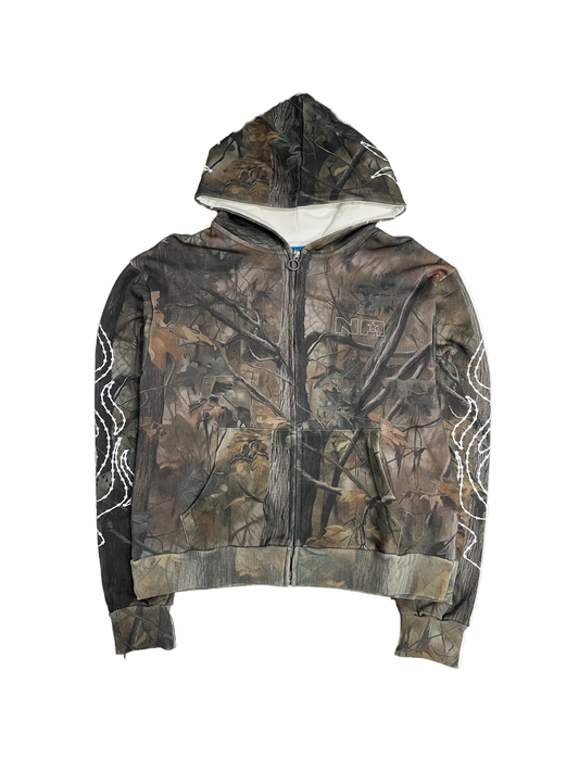 Nest Athletics Camo Zip up