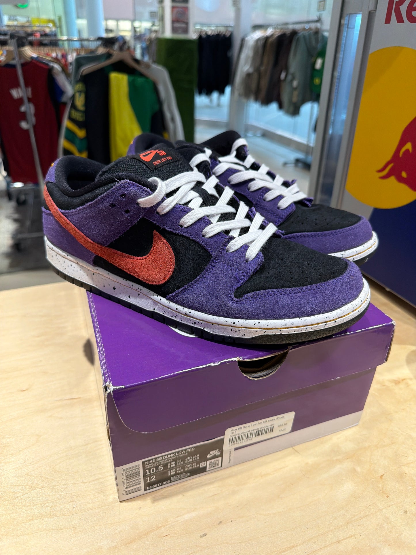 Dunk Low Purple / Red (Size 10.5)