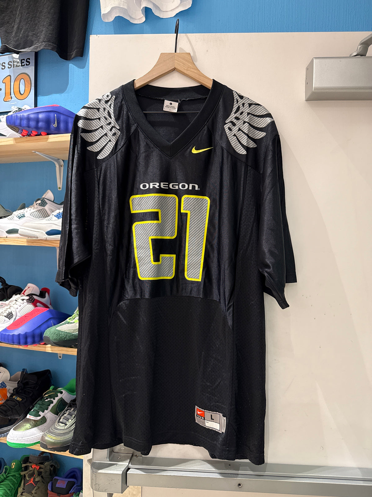 Nike Oregon Ducks Jersey #21 (L)