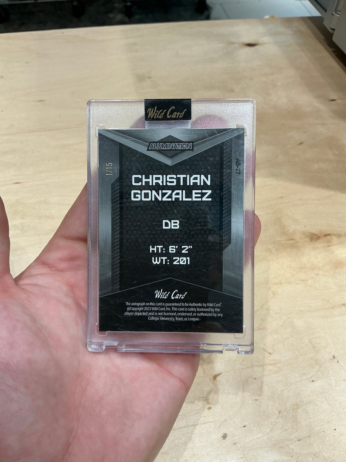 Christian Gonzalez Auto 1/15