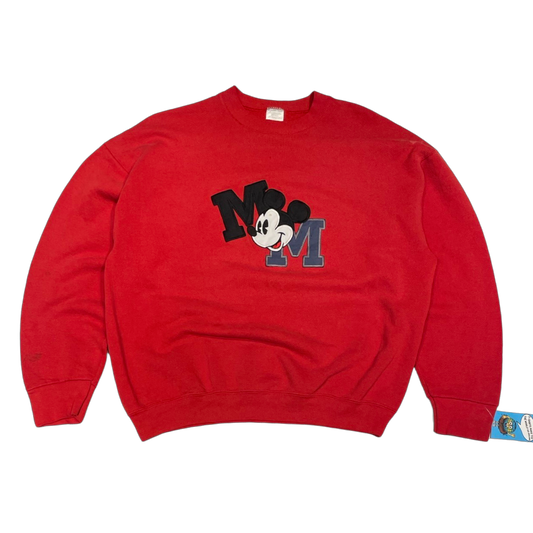 '90s Mickey Embroidered Crewneck