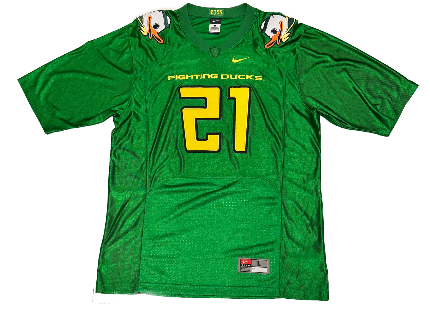 Fighting Ducks Green Jersey #21
