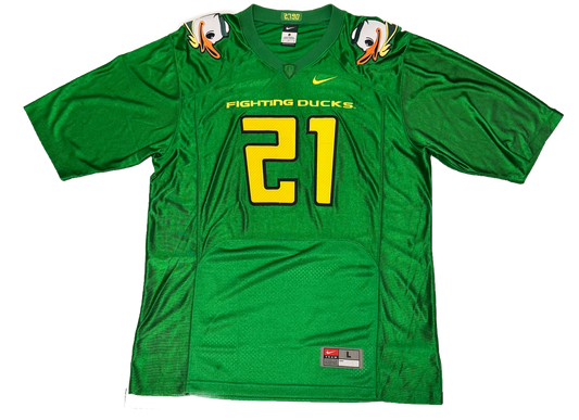 Fighting Ducks Green Jersey #21