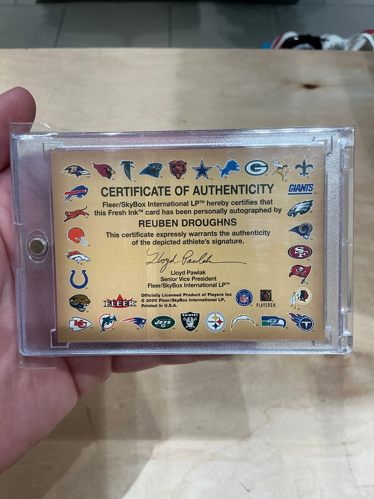 Reuben Droughns Auto