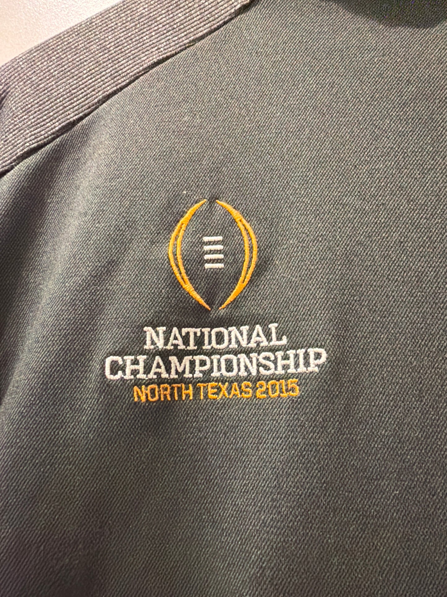 Oregon 2015 National Championship Q Zip Team Issued Rare (2XL)